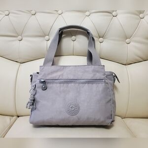 Kipling medium satchel in gray